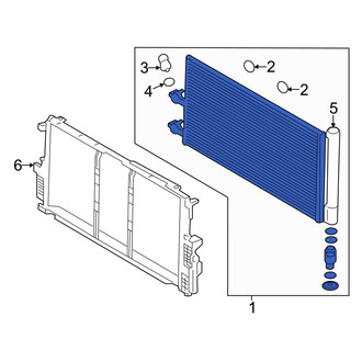 Volvo OE - A/C Condenser