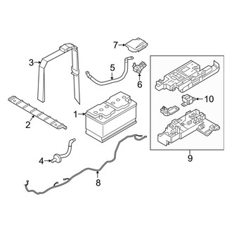 Volvo OE - Electrical - Battery (Conventional, Rear), (T8 Inscription / T8 Momentum / T8 Polestar / T8 R-Design)