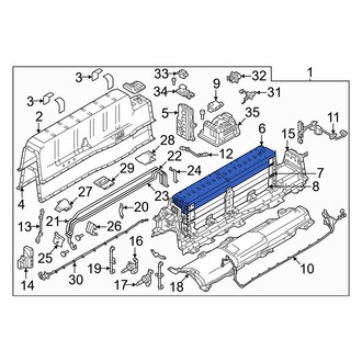 Volvo OE - Upper Drive Motor Battery Pack Control Module