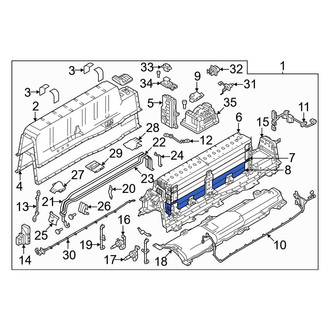 Volvo OE - Upper Drive Motor Battery Pack Control Module