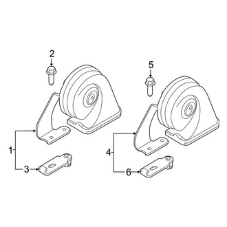 Volvo OE - Electrical - Horn