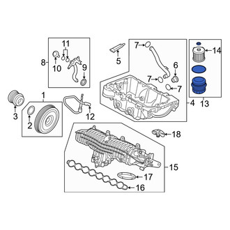 Volvo OE - Engine Oil Filter Housing