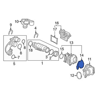 Volvo OE - Engine Air Intake Hose Gasket