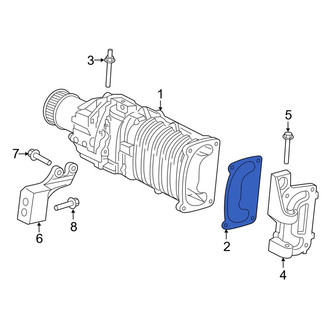 Volvo OE - Supercharger Gasket