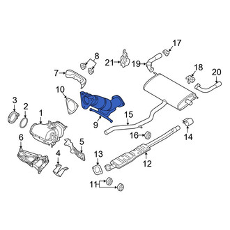 Volvo OE - Front Exhaust Intermediate Pipe