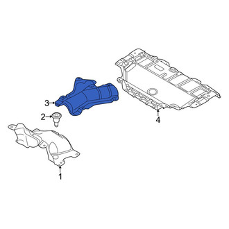 Volvo OE - Center Floor Pan Heat Shield