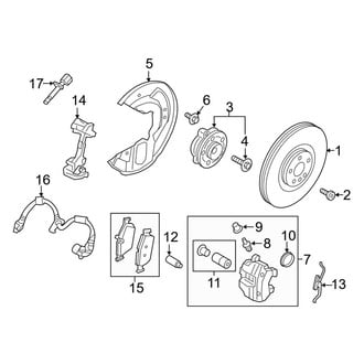 Volvo OE - Front Suspension - Brake Components (12.7" Rotor)