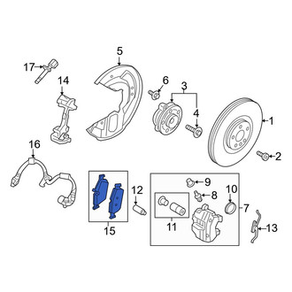Volvo OE - Front Disc Brake Pad Set