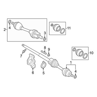 Volvo OE - Front Suspension - Drive Axles (FWD)