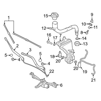 Volvo OE - Windshield - Wiper & Washer Components (T5 Inscription / T5 Momentum / T5 R-Design / T6 Inscription / T6 Momentum / T6 R-Design / T8 Inscription / T8 Momentum / T8 R-Design)