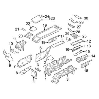 Volvo OE - Center Console (T5 Inscription / T5 Momentum / T5 R-Design / T6 Inscription / T6 Momentum / T6 R-Design)