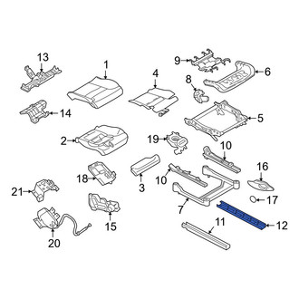 Volvo OE - Front Left Inner Seat Track Cover