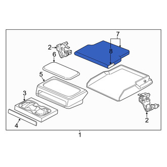 Volvo OE - Rear Seat Armrest Cover