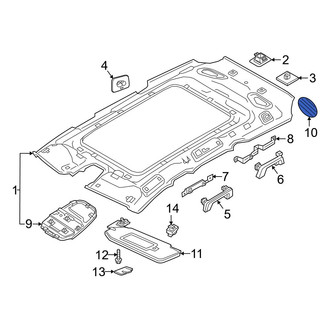 Volvo OE - Front Speaker Cover