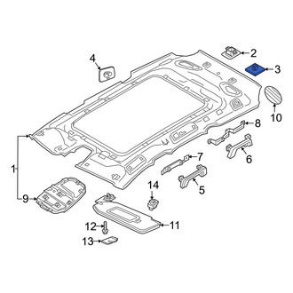 Volvo OE - Headliner Clip