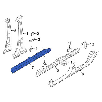Volvo OE - Left Inner Rocker Panel