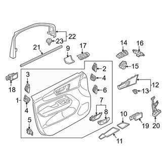 Volvo OE - Front Door - Interior Trim