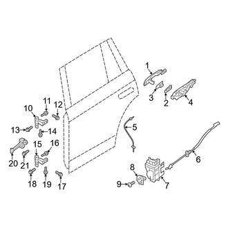 Volvo OE - Rear Door - Lock & Hardware