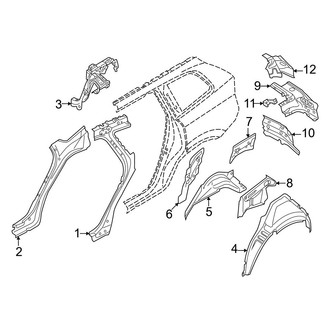 Volvo OE - Quarter Panel - Inner Structure