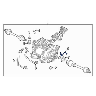 Volvo OE - Rear Body Electrical Ground Strap