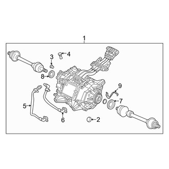 Volvo OE - Rear Suspension - Axle & Differential (T8 Recharge Core / T8 Recharge Plus / T8 Recharge Polestar / T8 Recharge Ultimate)