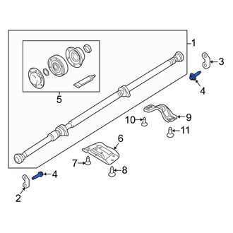 Volvo OE - Rear Drive Shaft Bolt