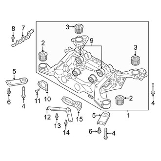 Volvo OE - Rear Suspension - Suspension Mounting (T8 Inscription / T8 Momentum / T8 R-Design)