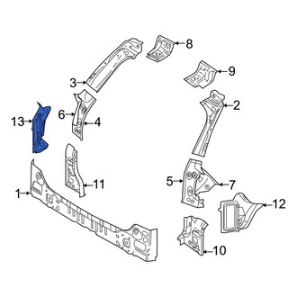 Volvo OE - Rear Left Quarter Panel Extension