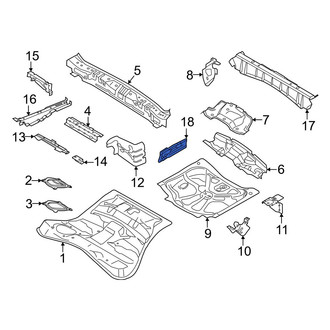 Volvo OE - Rear Left Floor Side Rail