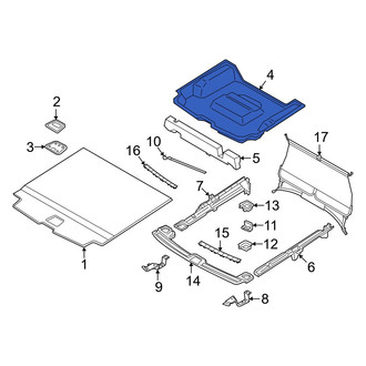 Volvo OE - Rear Floor Storage Compartment