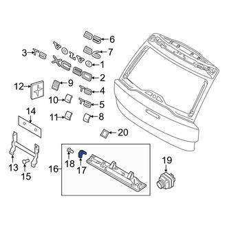 Volvo OE - Liftgate Pull Handle Clip