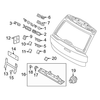 Volvo OE - Lift Gate - Exterior Trim