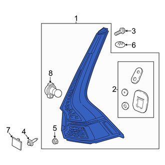 Volvo OE - Rear Left Tail Light Assembly