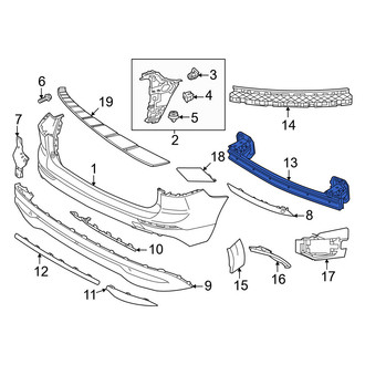 Volvo OE - Rear Bumper Impact Bar