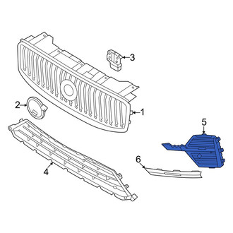 Volvo OE - Front Left Lower Grille