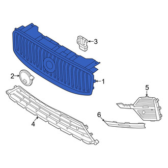 Volvo OE - Front Upper Grille