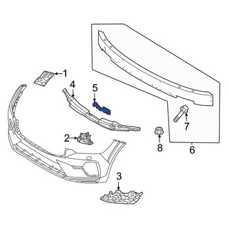 Volvo OE - Bumper Impact Absorber Bracket
