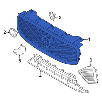 Volvo OE - Front Upper Grille