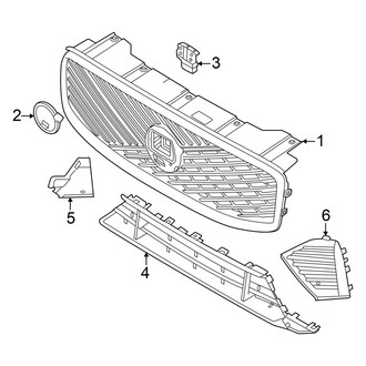 Volvo OE - Front Bumper & Grille - Grille