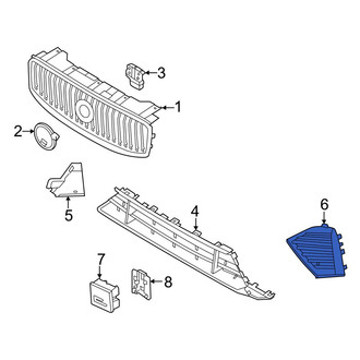 Volvo OE - Front Right Lower Grille