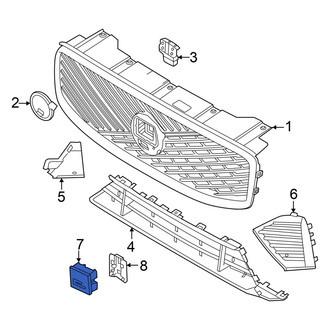 Volvo OE - Front License Plate Frame