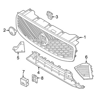 Volvo OE - Front Bumper & Grille - Grille (T8 Polestar)