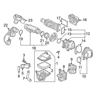 Volvo OE - Engine / Transaxle - Air Intake (With Supercharger), (T8 Recharge Inscription / T8 Recharge Inscription Expression / T8 Recharge Polestar / T8 Recharge R-Design)