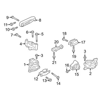 Volvo OE - Engine / Transaxle - Engine & Transmission Mounting