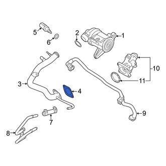 Volvo OE - Engine Coolant Pipe Gasket