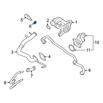 Volvo OE - Engine Coolant Temperature Sensor O-Ring