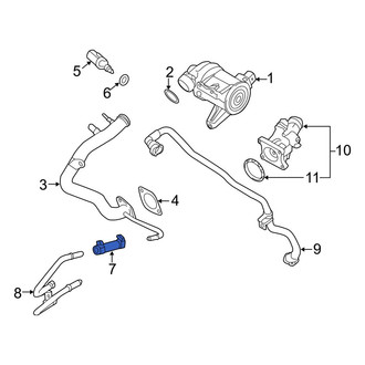 Volvo OE - Upper Radiator Coolant Hose
