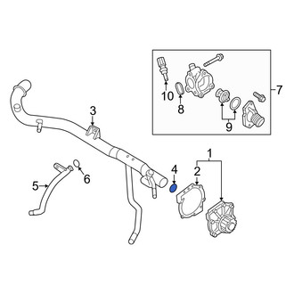 Volvo OE - Turbocharger Coolant Line Seal