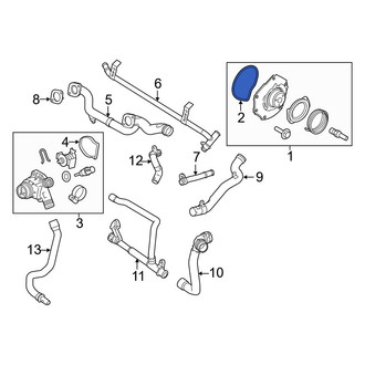 Volvo OE - Engine Water Pump Gasket