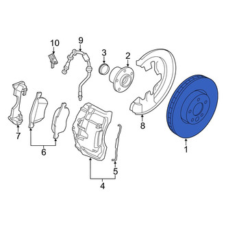 Volvo OE - Front Disc Brake Rotor